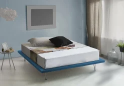 Letto matrimoniale blu 180x215cm sfoderabile - Pietersite