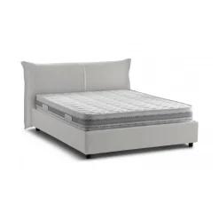 Letto matrimoniale con contenitore bianco 175x205cm - Akym