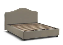 Letto matrimoniale con contenitore tortora 175x205cm - Akym