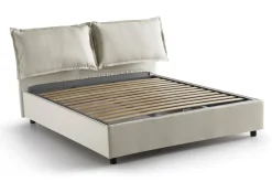 Letto matrimoniale contenitore beige 175x205cm classico - Amelinda