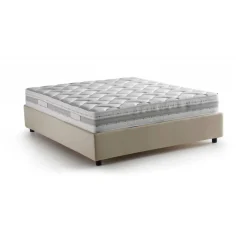 Letto matrimoniale contenitore beige 175x215cm elegante - Alessander