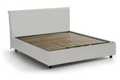 Letto matrimoniale contenitore bianco 175x205cm minimal - Anassimene