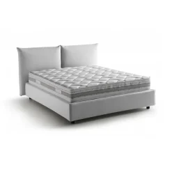 Letto matrimoniale contenitore blu 175x205cm con materasso - Apel