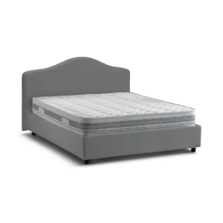 Letto matrimoniale contenitore grigio 175x215cm chic - Amy