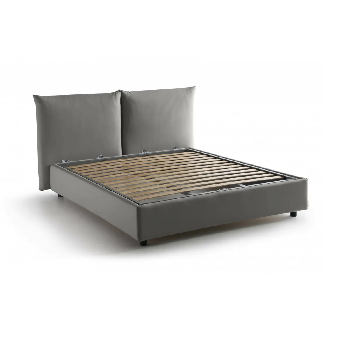 Letto matrimoniale contenitore rosso 175x205cm con materasso - Anassimene