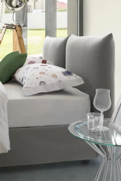 Letto matrimoniale contenitore rosso 175x205cm con materasso - Anassimene