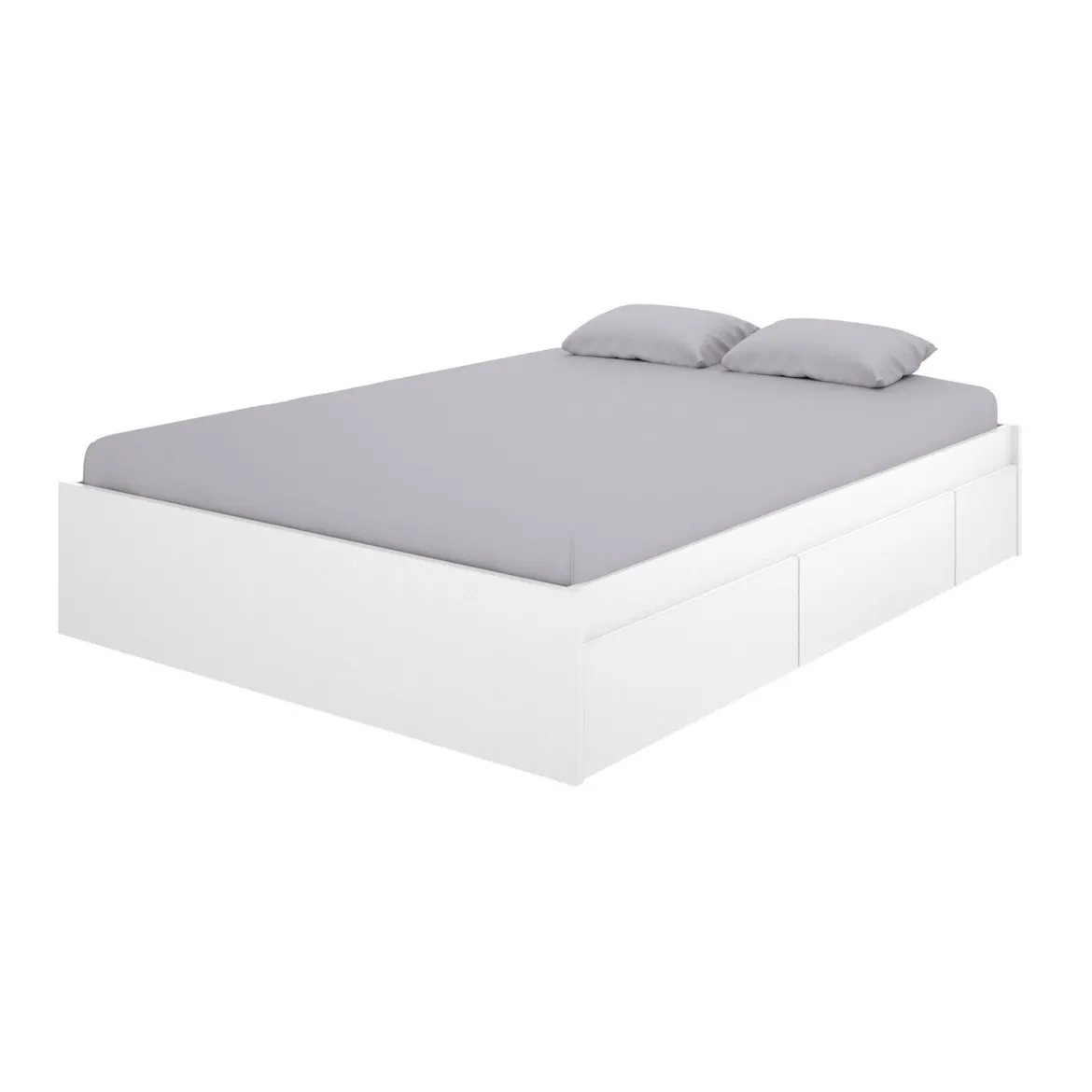 Letto matrimoniale economico bianco 205x266cm - Marika