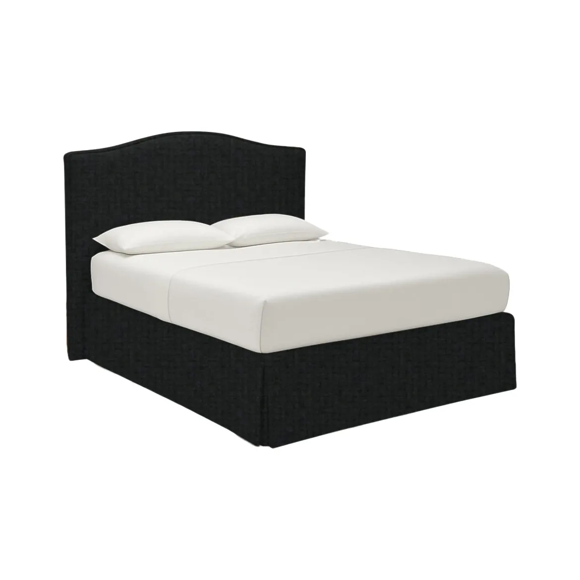 Letto Matrimoniale Grigio Scuro Sfoderabile Contenitore, Dimensione Materasso 160x200 cm - Orgiano