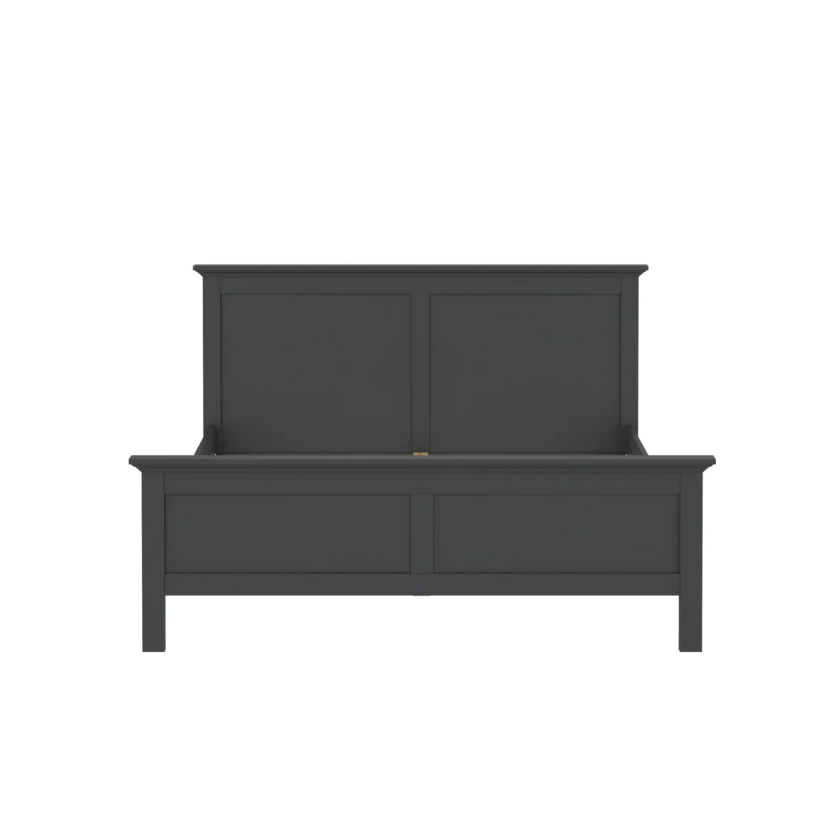 Letto matrimoniale grigio 178x210cm - Arika