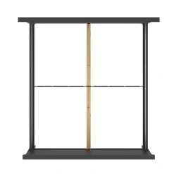 Letto matrimoniale grigio 199x210cm - Fusi