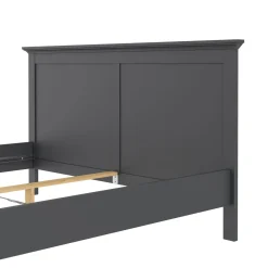 Letto matrimoniale grigio 199x210cm - Fusi