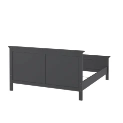Letto matrimoniale grigio 199x210cm - Fusi