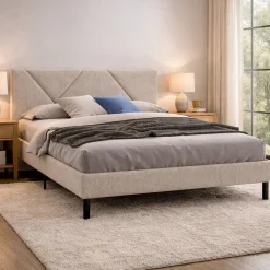 Letto matrimoniale Hypnos, 160x200 cm, Blu