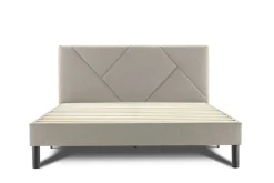 Letto matrimoniale Hypnos, 160x200 cm, Tortora