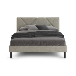 Letto matrimoniale Hypnos, 160x200 cm, Tortora