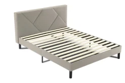Letto matrimoniale Hypnos, 160x200 cm, Tortora