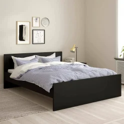 Letto matrimoniale nero 166x206cm - Kaitak