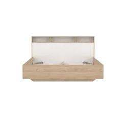 Letto matrimoniale rovere e bianco 169x216cm - Rose