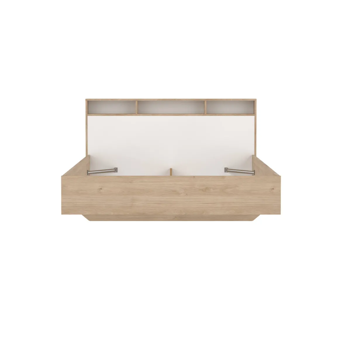 Letto matrimoniale rovere e bianco 169x216cm - Rose