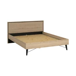 Letto matrimoniale rovere 172x206cm struttura in legno - Kintamo