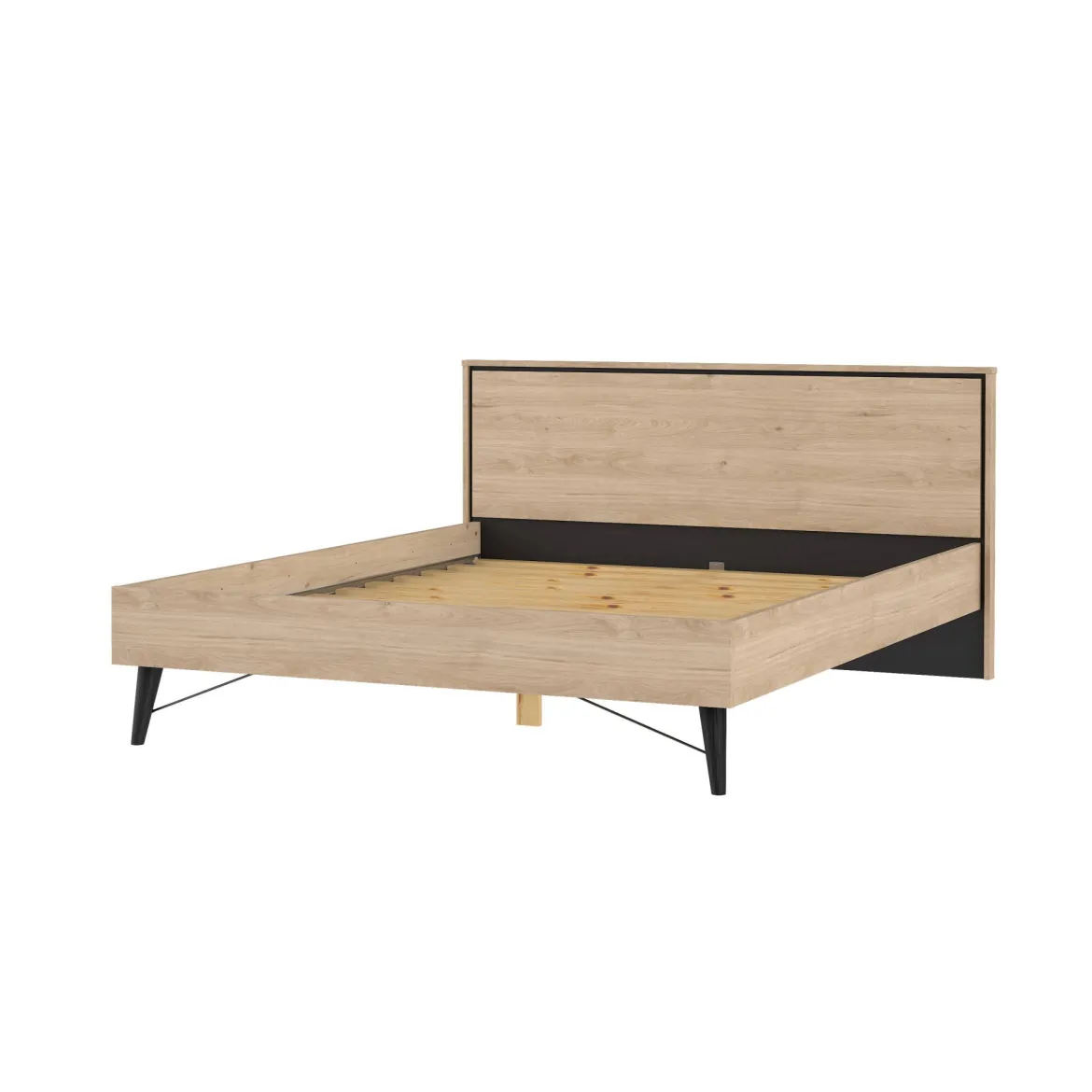 Letto matrimoniale rovere 192x206cm - Ghebbo