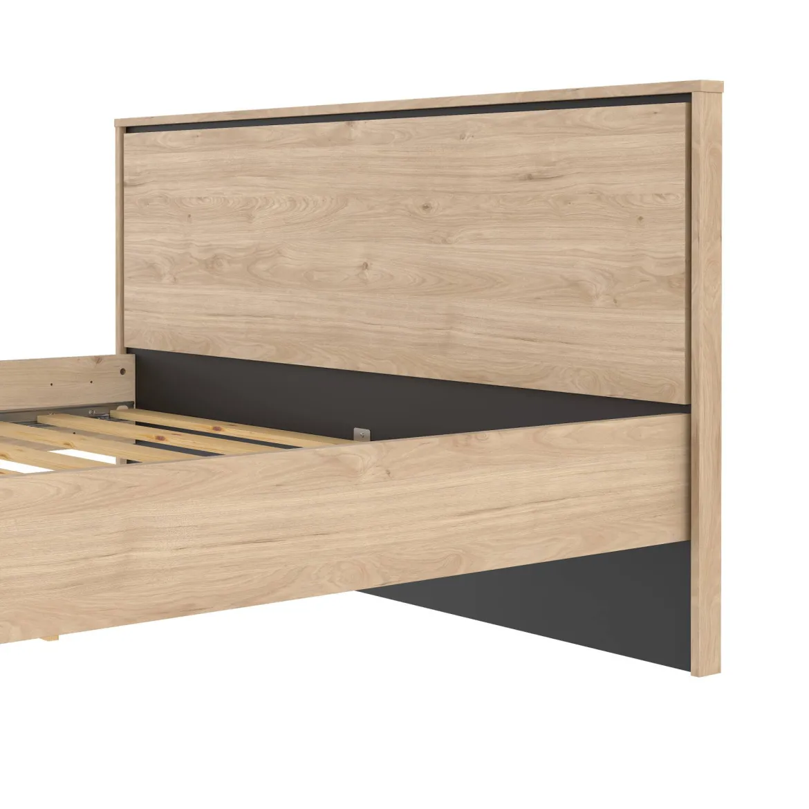 Letto matrimoniale rovere 192x206cm - Ghebbo