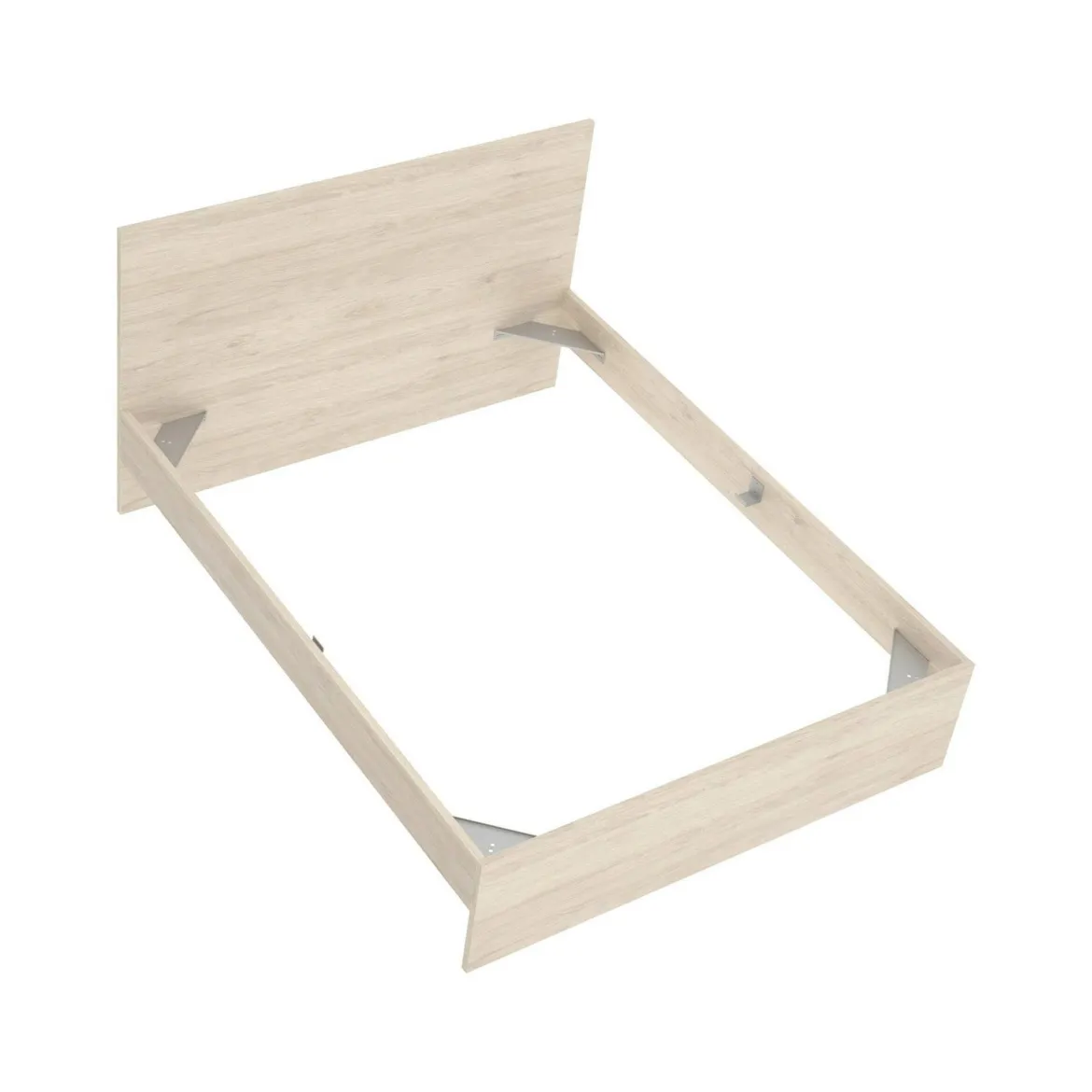 Letto matrimoniale rovere 205x166cm - Lana