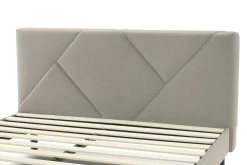 Letto matrimoniale tortora 169x204cm imbottito - Morpheus