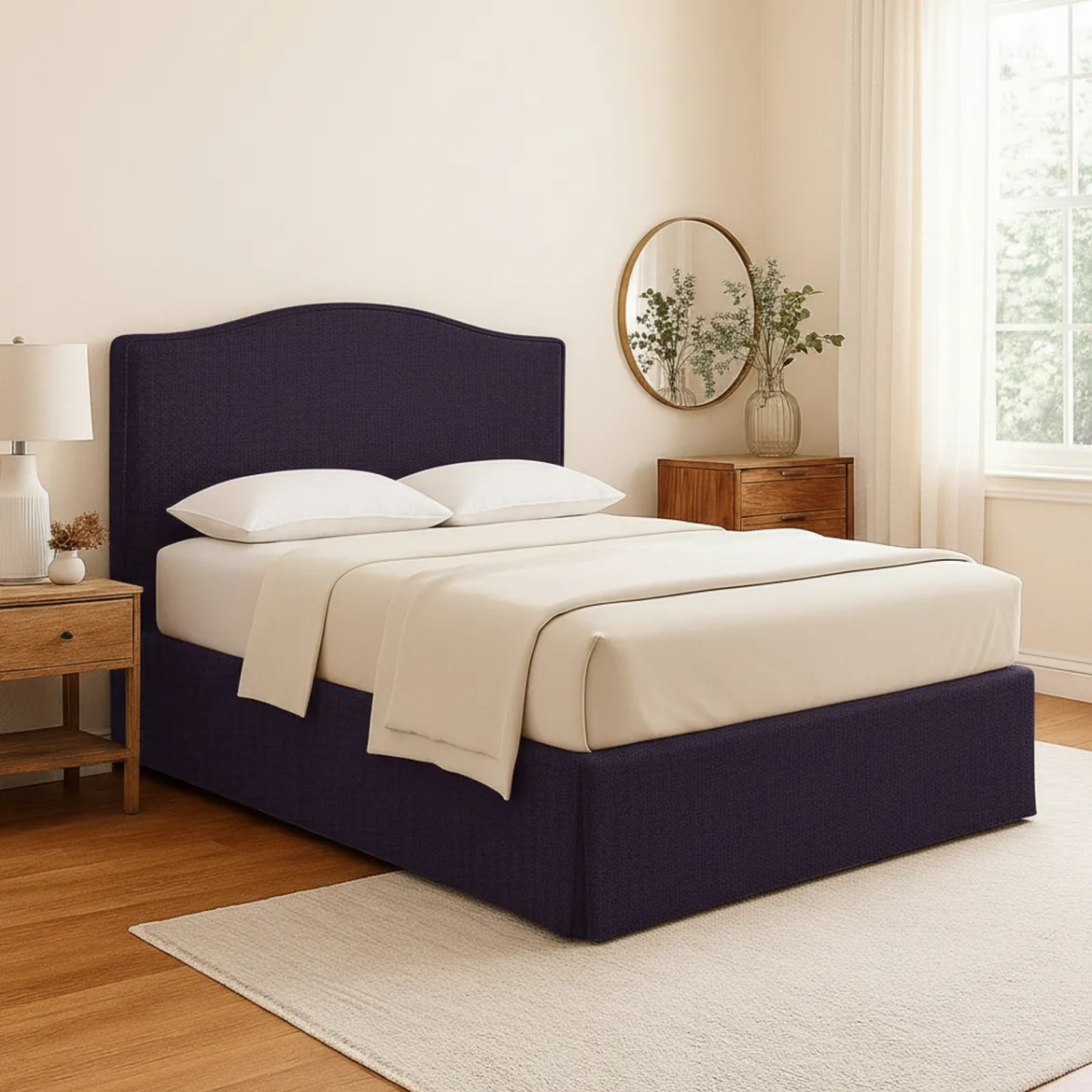 Letto Matrimoniale Viola Sfoderabile Contenitore, Dimensione Materasso 160x200 cm - Orino