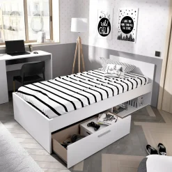 Letto per bambini 196x97cm bianco - Aromatic