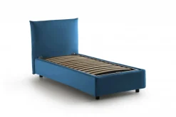 Letto 1 piazza contenitore blu 110x215cm materasso incluso - Astianatte