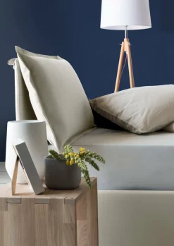Letto piazza e mezza Abbygale, con materasso Cm 120x200 incluso, Beige