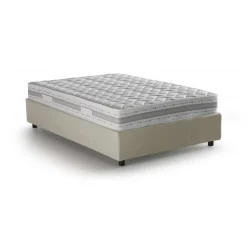 Letto piazza e mezza Abici, con materasso Cm 120x200 incluso, Beige