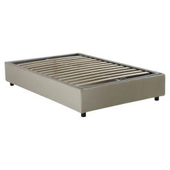 Letto piazza e mezza Abici, con materasso Cm 120x200 incluso, Beige