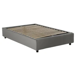 Letto piazza e mezza Abici, con materasso Cm 120x200 incluso, Grigio