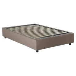 Letto piazza e mezza Abici, con materasso Cm 120x200 incluso, Tortora