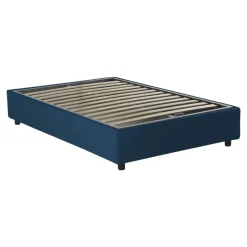 Letto piazza e mezza Aftis, con materasso Cm 120x190 incluso, Grigio