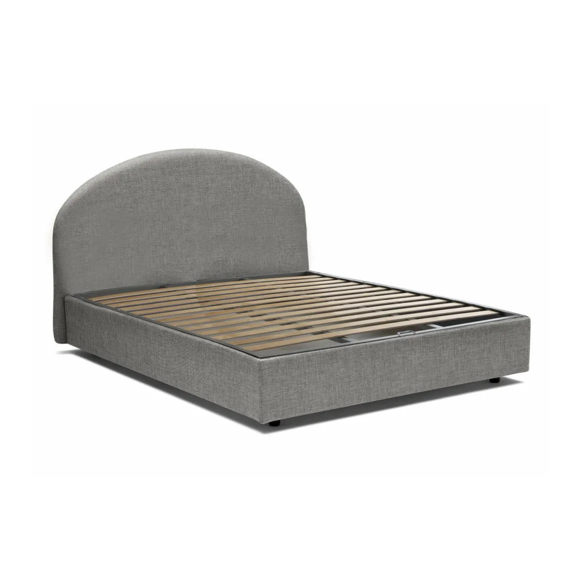 Letto piazza e mezza Akis, adatto per materasso Cm 120x190, Tortora