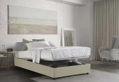 Letto piazza e mezza Alvise, con materasso Cm 120x190 incluso, Bianco