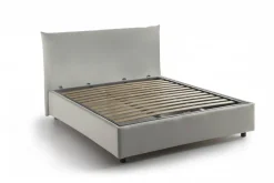 Letto piazza e mezza Amorino, adatto per materasso Cm 120x190, Beige