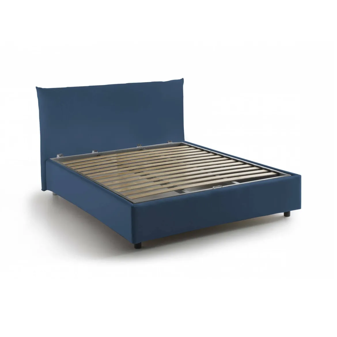 Letto piazza e mezza Amorino, adatto per materasso Cm 120x190, Grigio