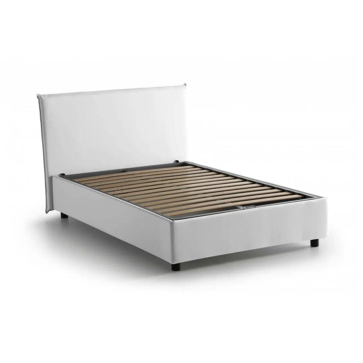 Letto piazza e mezza Anissa, adatto per materasso Cm 120x200, Blu