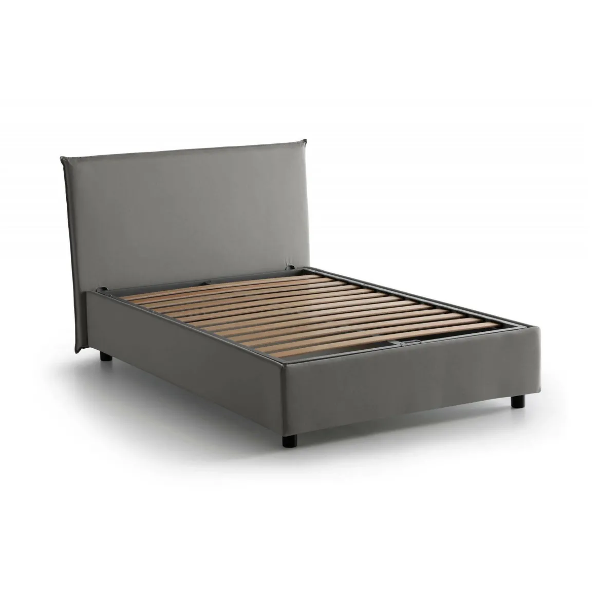 Letto piazza e mezza Anissa, adatto per materasso Cm 120x200, Rosso
