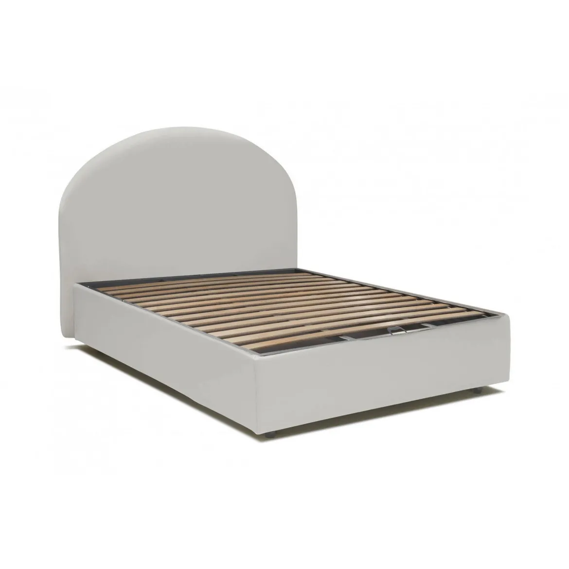 Letto piazza e mezza Aquanette, adatto per materasso Cm 120x190, Bianco
