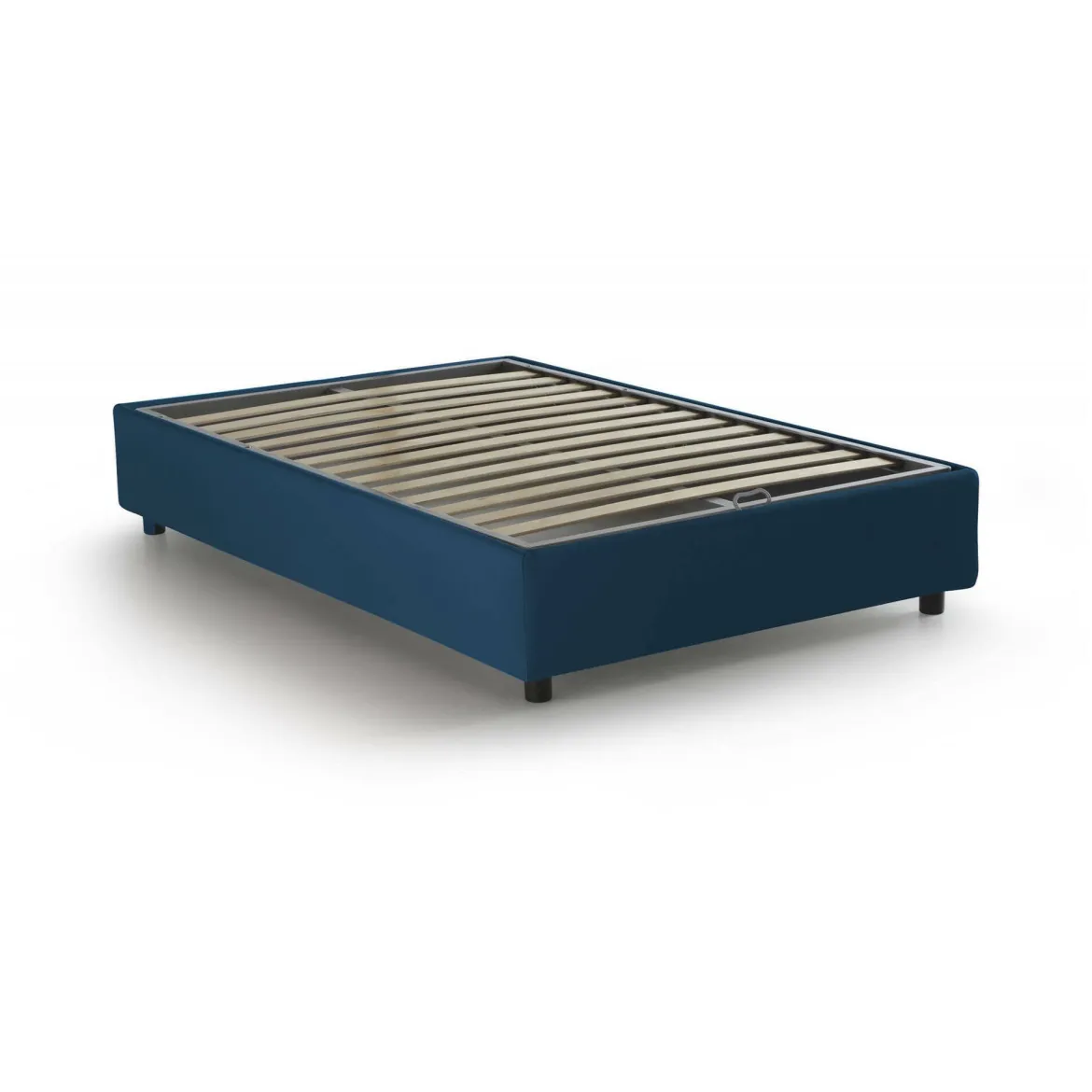 Letto piazza e mezza Ariba, adatto per materasso Cm 120x190, Grigio