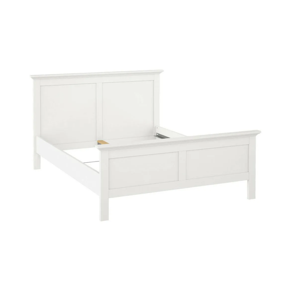 Letto piazza e mezza Armungia, 172x213 h110 cm, Bianco