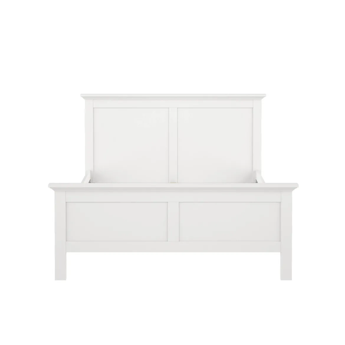 Letto piazza e mezza Armungia, 172x213 h110 cm, Bianco