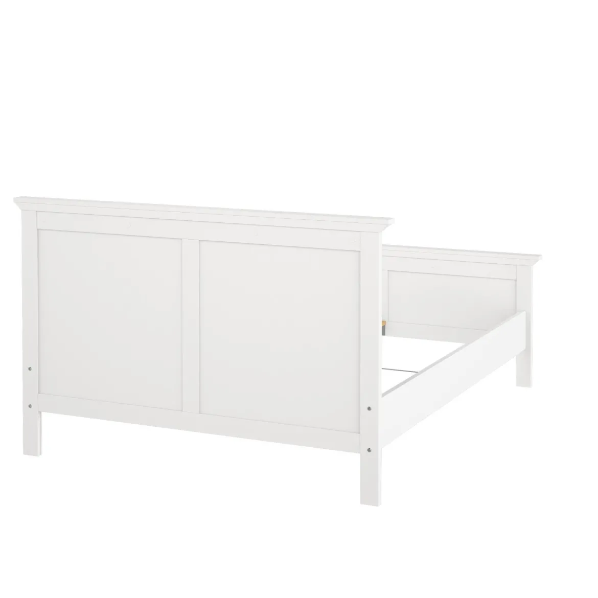Letto piazza e mezza Armungia, 172x213 h110 cm, Bianco