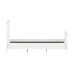 Letto piazza e mezza Armungia, 172x213 h110 cm, Bianco