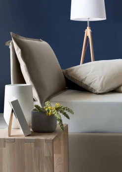 Letto piazza e mezza Asso, adatto per materasso Cm 120x190, Tortora